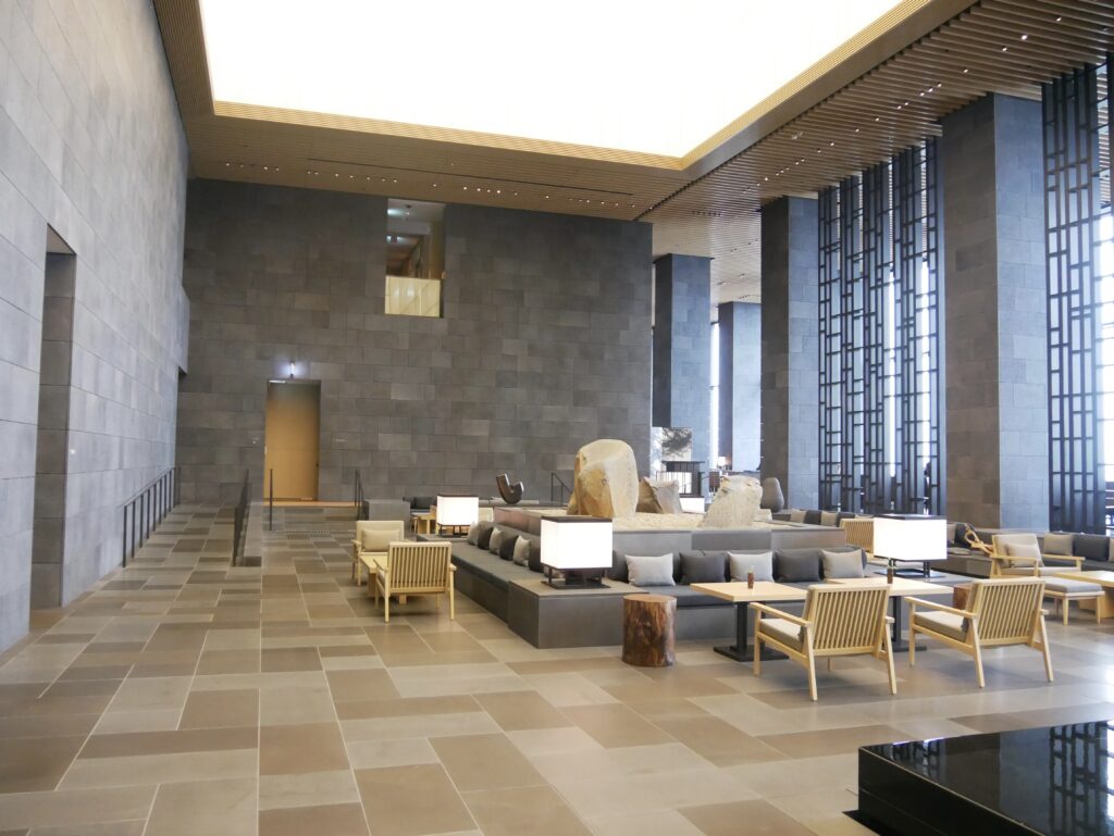 Aman Tokyo Lobby Luxury Hotel